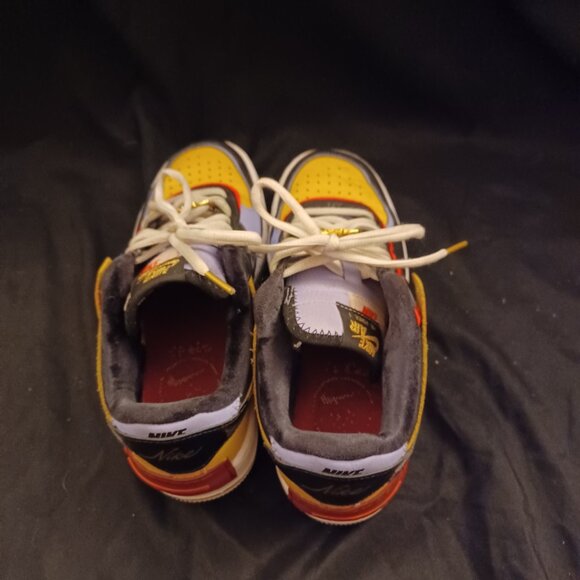 Nike Air Force 1 Shadow Sisters Dark Sulfur Sneaker Shoe Women's Size 7 - Picture 6 of 11